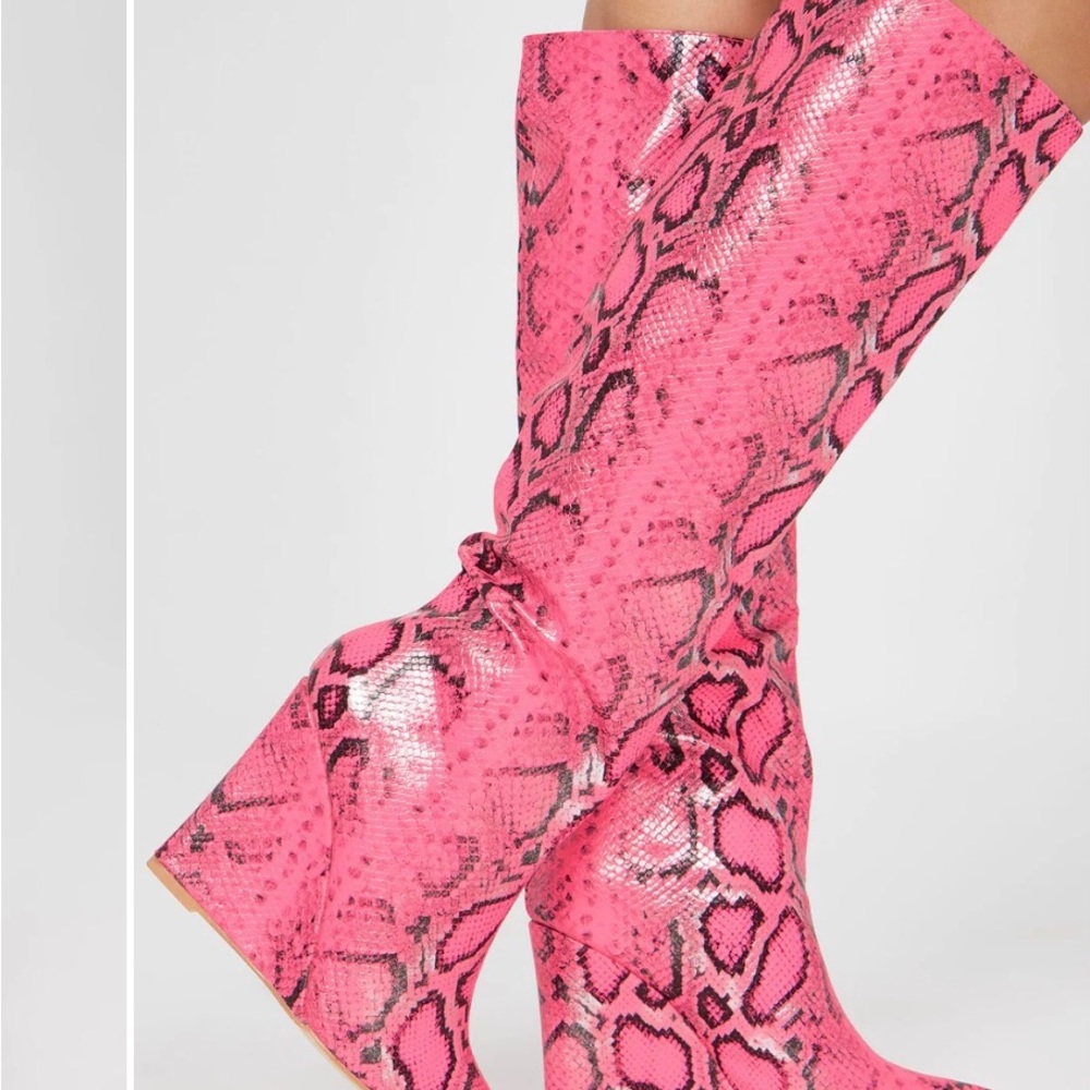 Stunning Pink Boots